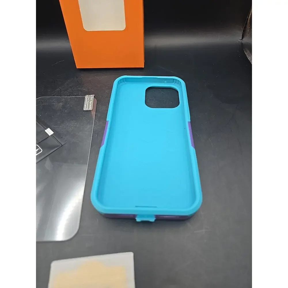 iPhone 15 Pro Max Case Sky Blue/ Light Purple Shockproof
